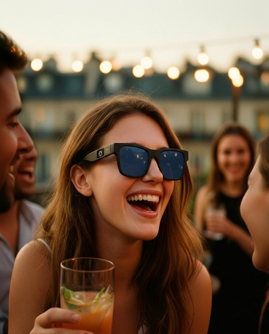 Soirée rooftop filmée mains libres